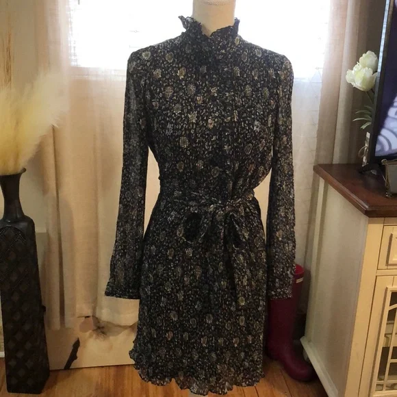 Tory Burch Deneuve Floral-Print Soleil Dress NWOT - Picture 3 of 16